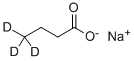 SODIUM BUTYRATE-4,4,4-D3 结构式