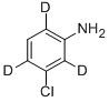 3-クロロアニリン-2,4,6-D3 化学構造式