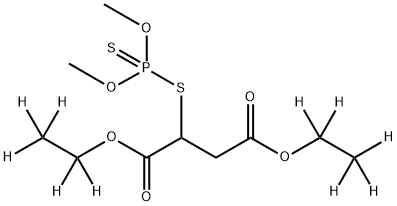 マラチオン-D10(ジエチル-D10) 化学構造式