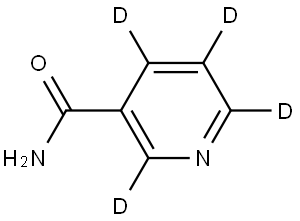 氘代烟酰胺,347841-88-7,结构式