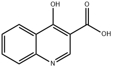 4-ヒドロキシキノリン-3-カルボン酸 化学構造式