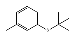 tert-Butyl(m-tolyl) sulfide, 34786-26-0, 结构式