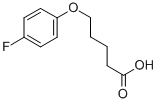 5-(4-FLUOROPHENOXY)-N-VALERIC ACID Struktur