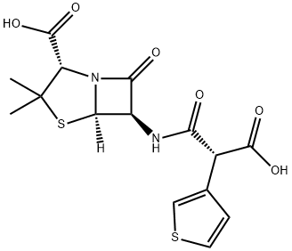 替卡西林,34787-01-4,结构式