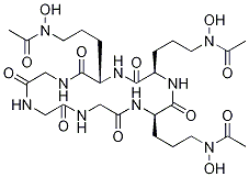 N-desferriferrichrome Struktur
