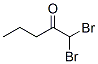 1,1-Dibromo-2-pentanone,3479-96-7,结构式