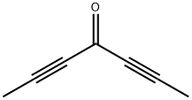 ジ(1-プロピニル)ケトン 化学構造式