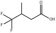 3-(トリフルオロメチル)酪酸 化学構造式