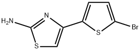 4-(5-BROMO-2-THIENYL)-1,3-THIAZOL-2-AMINE Structure