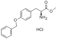 O-苄基-L-酪氨酸甲酯盐酸盐 结构式