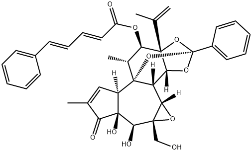 密执毒素, 34807-41-5, 结构式