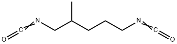 1,5-DIISOCYANATO-2-METHYLPENTANE Struktur