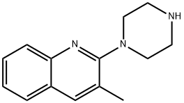 3-METHYL-2-PIPERAZIN-1-YLQUINOLINE Structure