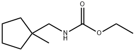 Carbamic acid, [(1-methylcyclopentyl)methyl]-, ethyl ester (9CI) Struktur