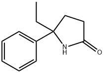 5-ethyl-5-phenylpyrrolidinone Struktur