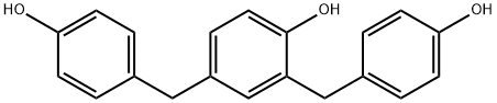 2,4-bis(4-hydroxybenzyl)phenol Structure