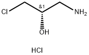 1-アミノ-3-クロロ-2-プロパノール·塩酸塩 化学構造式