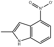2-メチル-4-ニトロインドール 化学構造式