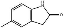 5-メチル-2,3-ジヒドロ-1H-インドール-2-オン 化学構造式