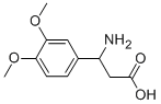 3-氨基-3-(3,4-二甲氧基苯基)丙酸, 34840-85-2, 结构式