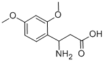3-AMINO-3-(2,4-DIMETHOXY-PHENYL)-PROPIONIC ACID Structure