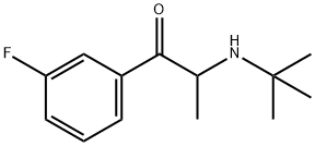 2-(TERT-BUTYLAMINO)-1-(3-FLUOROPHENYL)PROPAN-1-ONE Struktur