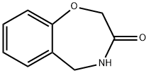 4,5-ジヒドロ-1,4-ベンズオキソアゼピン-3(2H)-オン 化学構造式