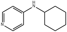 N-CYCLOHEXYL-4-PYRIDINAMINE, 34844-87-6, 结构式