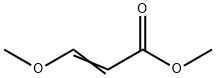 3-メトキシアクリル酸メチル 化学構造式
