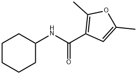 N-cyclohexyl-2,5-dimethyl-3-furamide Structure
