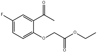 ethyl 2-(2-acetyl-4-fluorophenoxy)acetate