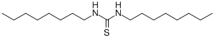 1,3-ジオクチル-2-チオ尿素 化学構造式