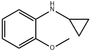 Benzenamine, N-cyclopropyl-2-methoxy- (9CI) Struktur