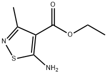 ETHYL 5-AMINO-3-METHYLISOTHIAZOLE-4-CARBOXYLATE Structure