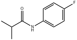 N- (4 - 氟苯基)异丁酰胺, 348594-39-8, 结构式