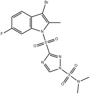 安美速,348635-87-0,结构式