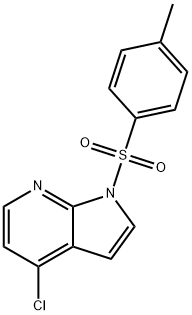 N-トシル-4-クロロ-7-アザインドール 化学構造式