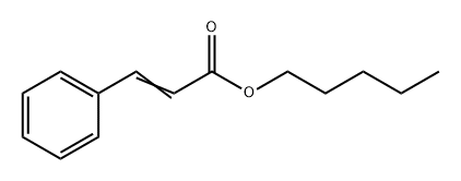 けい皮酸アミル 化学構造式