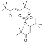 ビス(2,2,6,6-テトラメチル-3,5-ヘプタンジオナト)酸化モリブデン(VI) 化学構造式