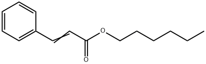 3-フェニルプロペン酸ヘキシル 化学構造式