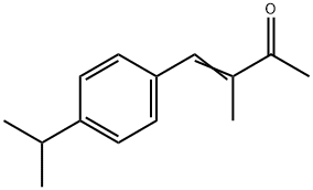 4-[4-(isopropyl)phenyl]-3-methylbut-3-en-2-one  Struktur