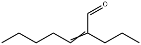 2-丙基-2-庚烯醛,34880-43-8,结构式