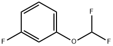1-(ジフルオロメトキシ)-3-フルオロベンゼン 化学構造式