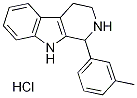 9H-吡啶并(3,4-B)吲哚,1,2,3,4-四氢-1-(M-甲苯基)-,盐酸盐, 3489-13-2, 结构式
