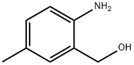2-アミノ-5-メチルベンジルアルコール 化学構造式