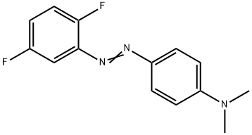 p-[(2,5-Difluorophenyl)azo]-N,N-dimethylaniline Struktur