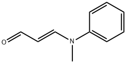 E-3-(methyl Phenyl Amino)-2-Propenal  Structure