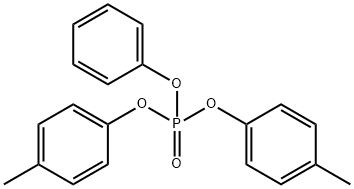 phenyl di(p-tolyl) phosphate Struktur