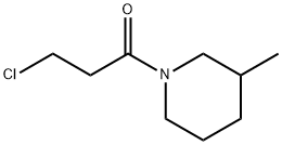 1-(3-chloropropanoyl)-3-methylpiperidine Structure