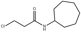 3-氯-N-环庚基-丙酰胺, 349098-09-5, 结构式